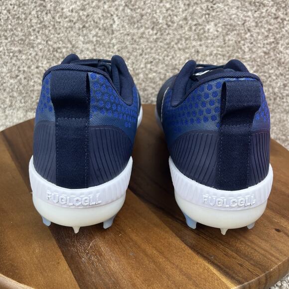 New Balance FuelCell Comp V3 Baseball Cleats Men's Size 15 Blue White Shoes - Picture 6 of 12